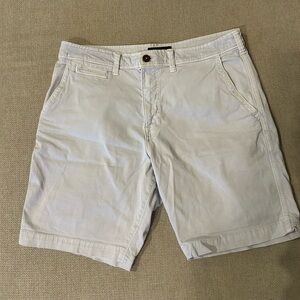 American Eagle Outfitters Light Gray Flat Front Shorts
